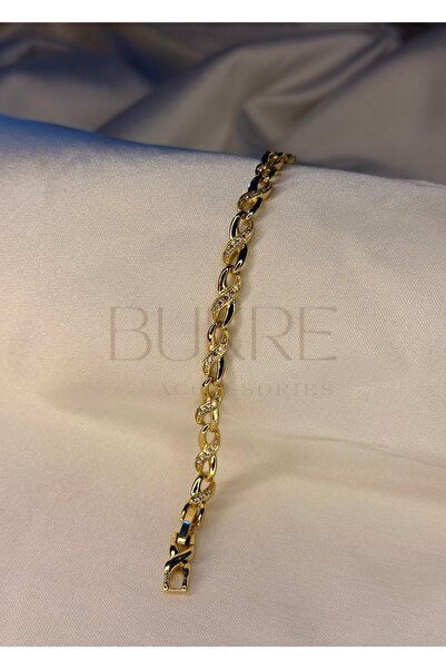 XUPING JEWELRY Xuping 14K VIP Gold Zirkon Taşlı Sarma Bileklik