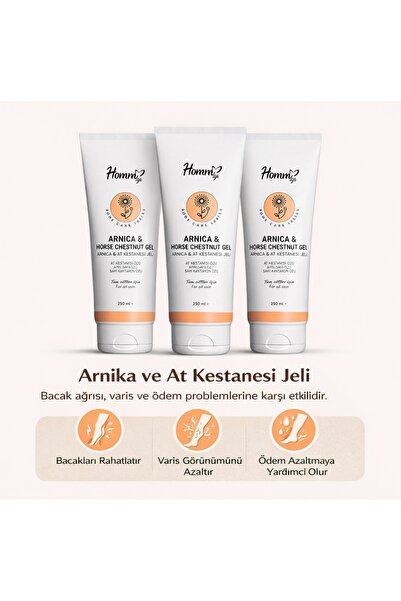 Homm Bitkisel Homm Life Arnica At Kestanesi jel Masaj Kremi 250 ML