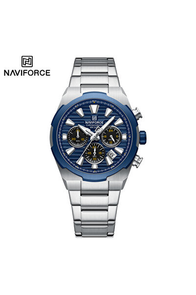 Naviforce ساعة SBES NAVIFORCE للرجال أنيقة عالية الجودة فاخرة من الفولاذ المق...