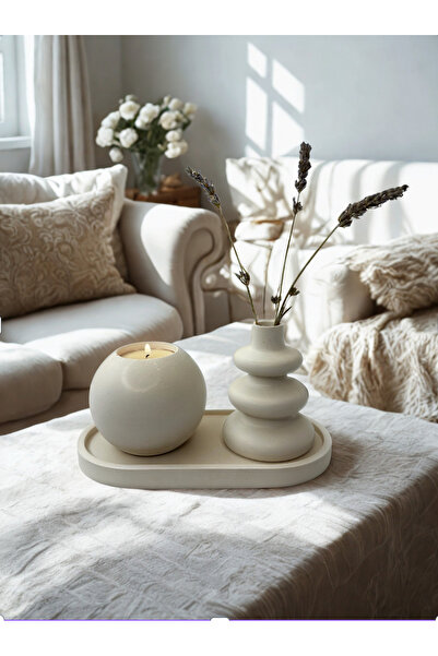 Store Bohem tarzı vazo ve tealight mum