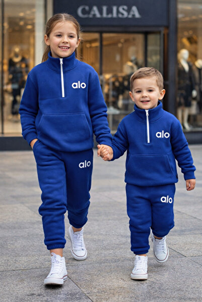 CALİSA Alo Children Oversized Winter/Set Fleece Tracksuit Set – Ages 4-14 – C...