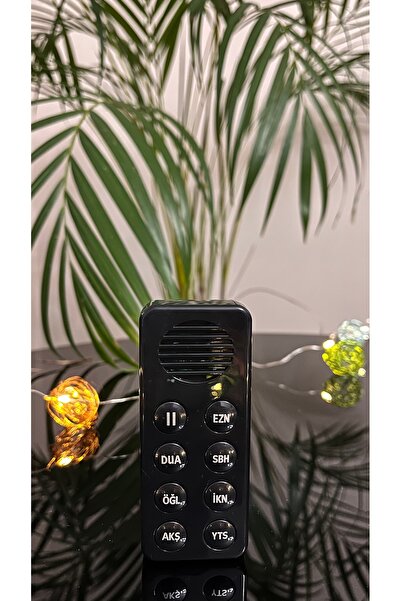 Zey-Al Namaz Öğreten Sesli Cihaz – Ezan, Dua ve 5 Vakit Namaz Rehberi – Siyah