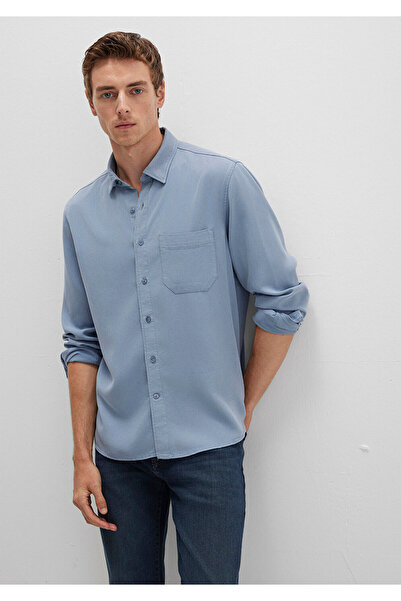 Mavi TENCEL ™ ) Liyosel Hemd Regular Fit / Normaler Schnitt 0211647-86584