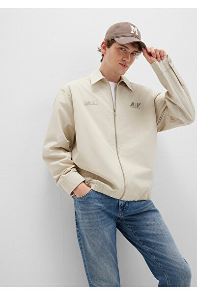 Mavi Weiße Herrenjacke M0211690-70065