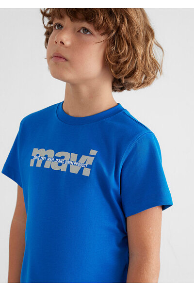 Mavi Logo Baskılı Tişört Regular Fit / Normal Kesim 6610286-82491