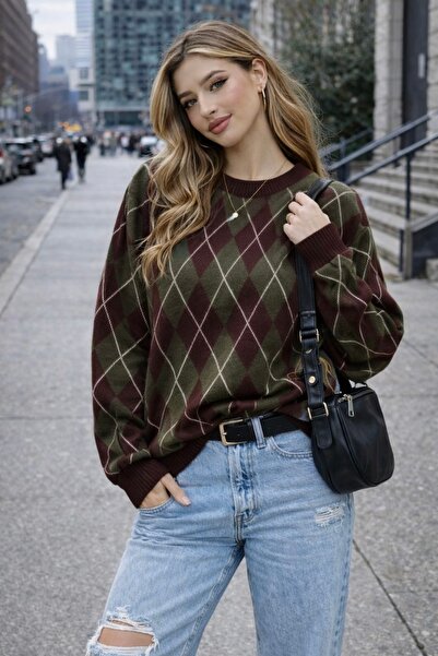 bb butik basic Thick Equivalent Baklava Sweater G3169