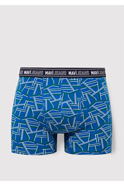 Mavi Baskılı Boxer 0911065-70695