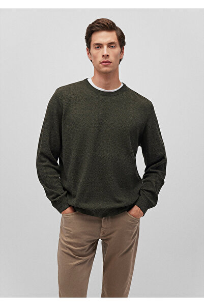 Mavi Pulover basic kaki cu guler rotund Slim Fit / Slim Fit 070781 -34343