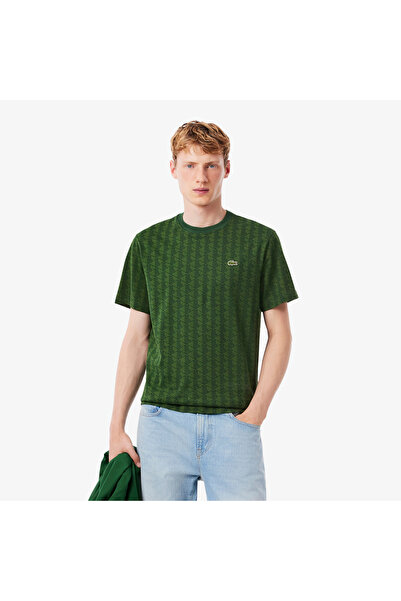 Lacoste تيشيرت جيرسي بنقشة مونوجرام - TH5902-00-D1R