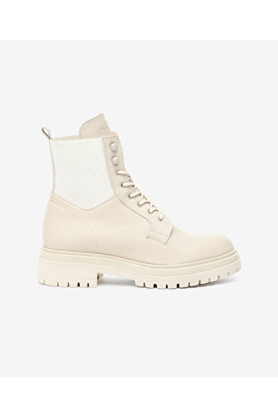 Greyder Kadın Ekru Hakiki Deri Bot 5K2UB30862