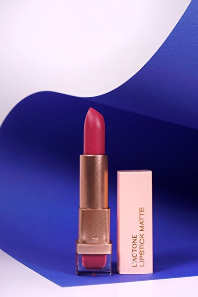 L'ACTONE Lipstick Matte Washington Wa-106 / Mat Ruj - 1 Adet Oje Hediyeli
