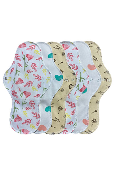 Ponped Bambu Yıkanabilir Doğal Kadın Pedi 6'(XL)