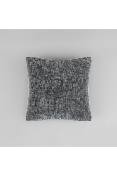 Linens غطاء وسادة جرايسي 45×45 سم أنثراسيت