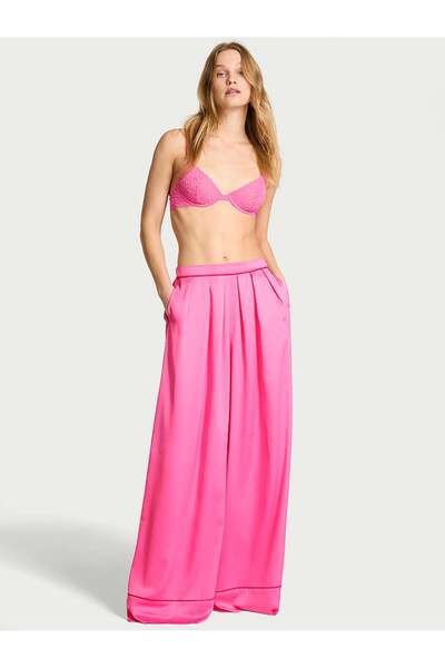 Victoria's Secret Glazed Saten Ultra Geniş Paçalı Pijama Altı