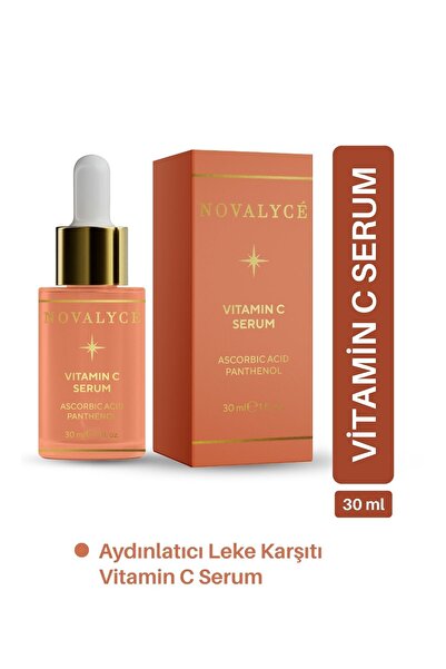Novalyce Vitamin C Serum Aydınlatıcı Leke Karşıtı Ascorbic Acid & Vitamin B5 ...