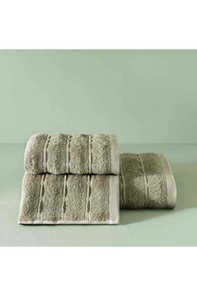 Taç Butik Patagonya Pamuk Yüz Havlusu Taş 50x85