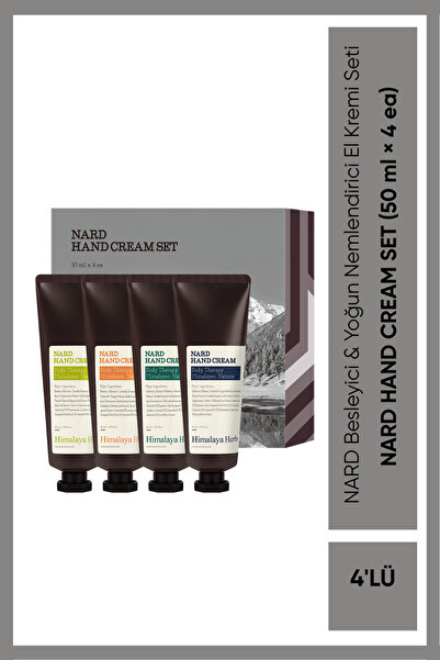 Nard Hand Cream Set - El Kremi Seti (50 ml x 4 adet)