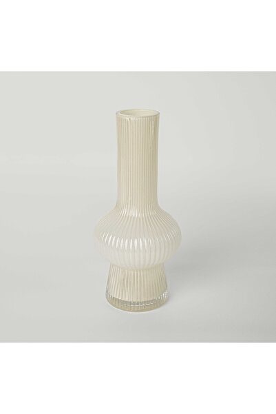 Linens Linzi Vazo 11,5x11,5x26 cm Ekru