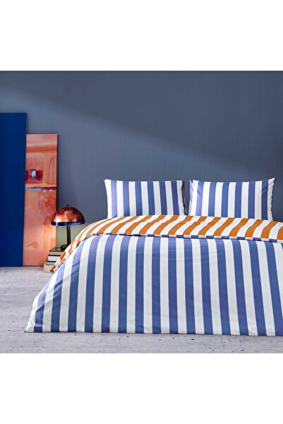 Taç Orange Crown Neva Ranforce Single Duvet Cover Set