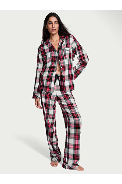 Victoria's Secret Flanel Uzun Pijama Takımı