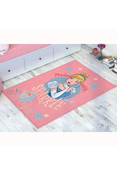 Taç Lisanslı Disney Cindrella Sparkle 80x120 Halı