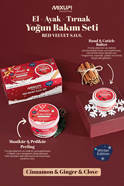 Mixup ! Hand ve Foot Red Velvet Winter Edition Cilt Bakım Seti