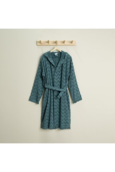 Linens Noire Pamuk S/M Bornoz Haki