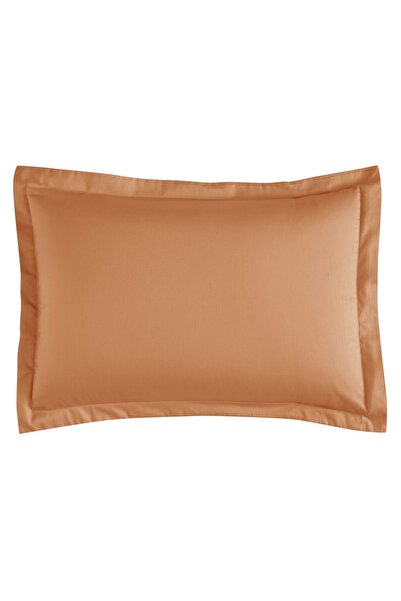 Linens Mix&Match Cotton Satin 2-Piece Flounced Pillowcase Set Orange
