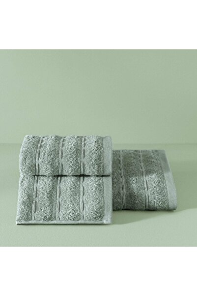 Taç Butik Patagonya Pamuk Banyo Havlusu Küf Yeşili 70x140