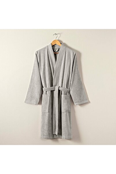 Linens Cozy Bambu S/M Bornoz Koyu Gri