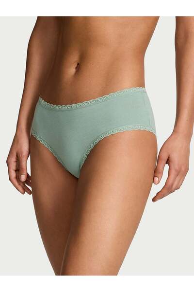 Victoria's Secret Beli Dantelli Pamuklu Cheeky Külot