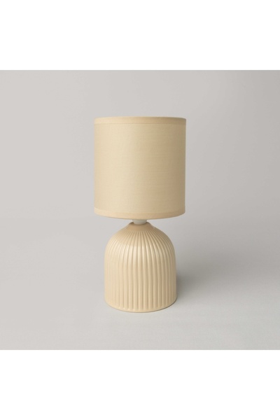 Linens Tilla Seramik 25,5x14 cm Abajur Sarı