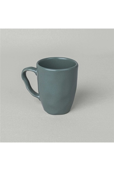 Linens Laurel Seramik 370 ml Kupa Yeşil