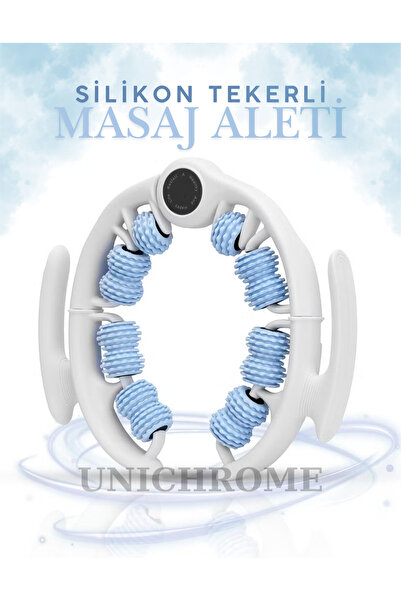 Unichrome 14 Tekerli Kas Gevşetici Sıkılaştırıcı Masaj Aleti Ayarlanabilir Le...
