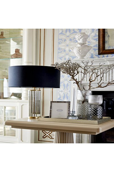 Linens Arvin 10x10x31,5 cm Vazo Gri