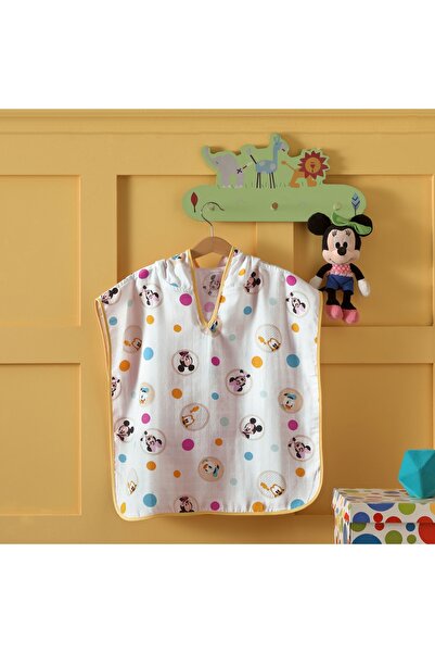 Taç Licensed Disney Mickey Cotton 60X120 cm Muslin Poncho