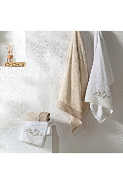 Taç Set de baie Iris Pure Cotton Bumbac Crem Camel