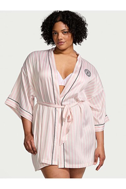 Victoria's Secret Saten Kısa Sabahlık