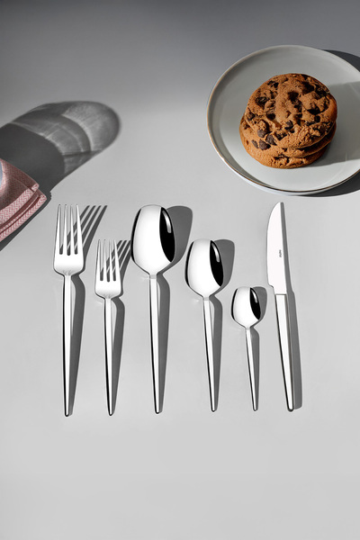 Nehir طقم أدوات مائدة ميلاس ساد لـ 12 شخصًا مكون من 72 قطعة في علبة