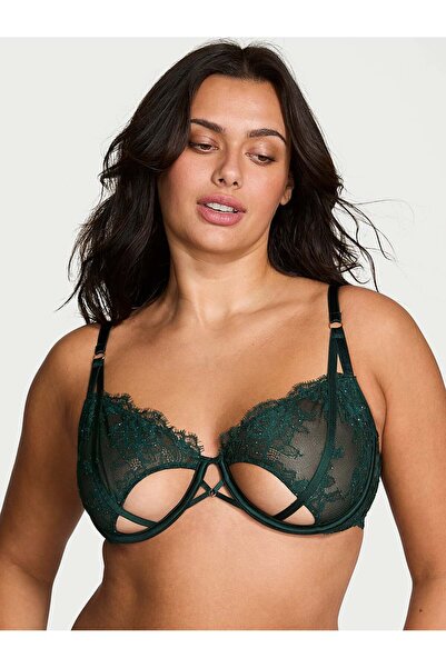 Victoria's Secret Işıltılı Dantelli Desteksiz Balkonet Sütyen
