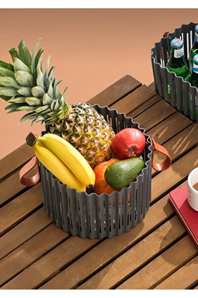 Sungroup Coș rotund FLEXION antracit 8,5 l - Organizator pentru baie și bucăt...