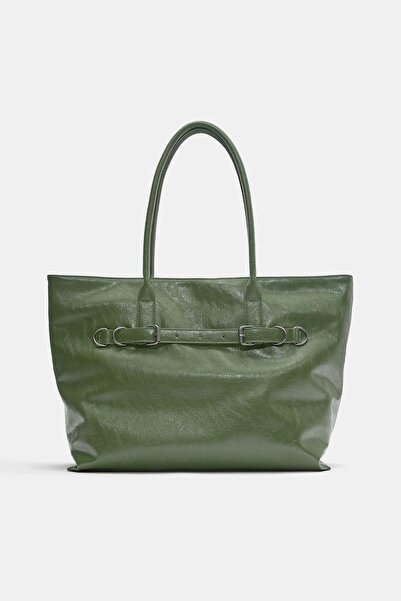 Pull & Bear Tokalı shopper çanta