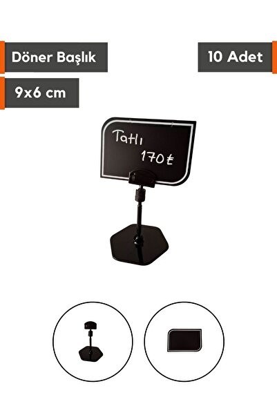 Şeffaf Etiket Διακοσμητικό σετ μαύρων ετικετών που σβήνονται εύκολα, πινακίδα...