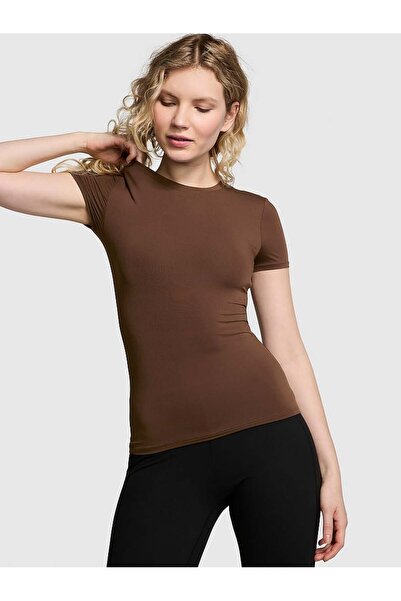 PINK Base Esnek Kısa Kollu Tişört