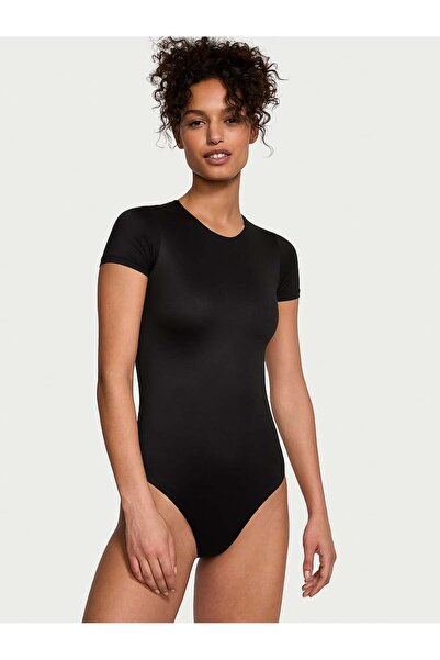 Victoria's Secret Feathersoft Essentials Kısa Kollu Bodysuit