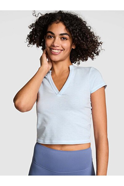 PINK All-Day V Yaka Crop