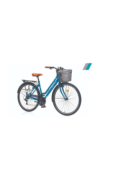 Corelli CLARRA ŞEHİR BİSİKLETİ 460H V 28 JANT 21 VİTES BEYAZ SİYAH GRİ