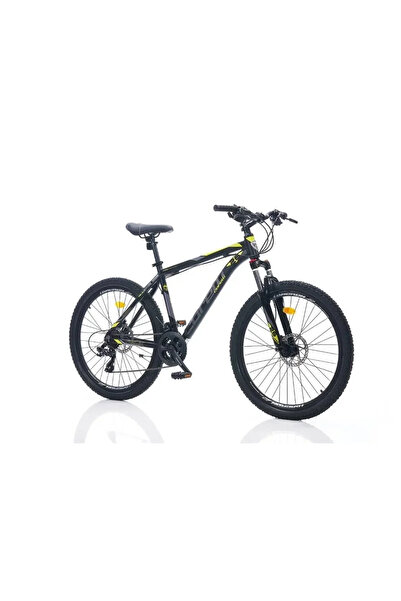 Corelli FELİX 1.2 ERKEK DAĞ BİSİKLETİ 330H HD 24 JANT 21 VİTES SİYAH SARI GRİ