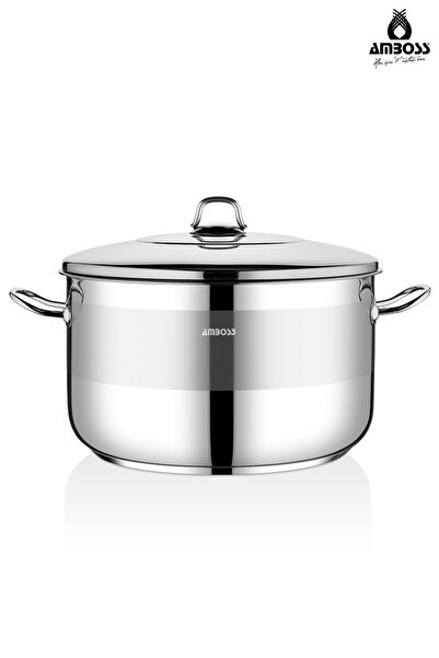 Amboss Saphire 34 Cm Deep Pot - Steel Lid