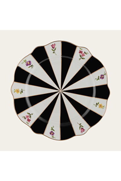 ROY KING ACEM SİYAH PASTA TABAK 19,5 CM